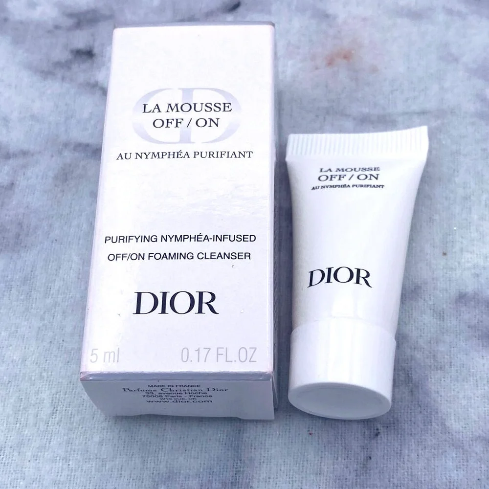 Dior Beauty Set-White Pouch,Foundation,Mascara,Lipstick,Primer-8pc-BOXED-NEW
